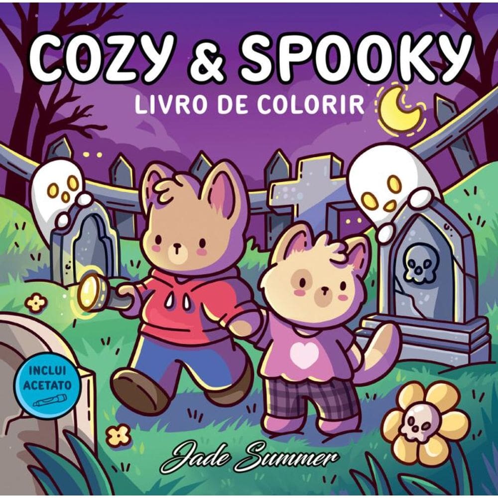 Cozy & Spooky – Livro de colorir