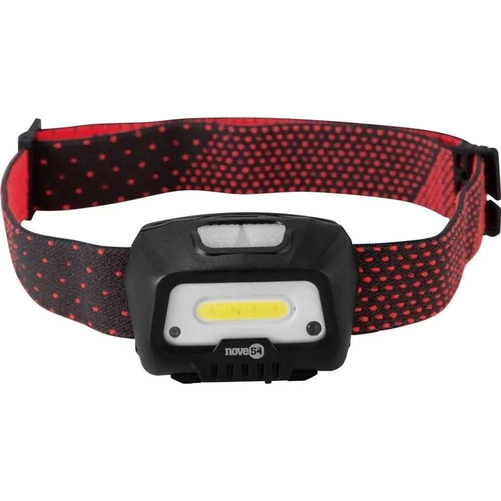 Lanterna Cabeça 1 Led Cob Recarregável Lcn35 Nove54