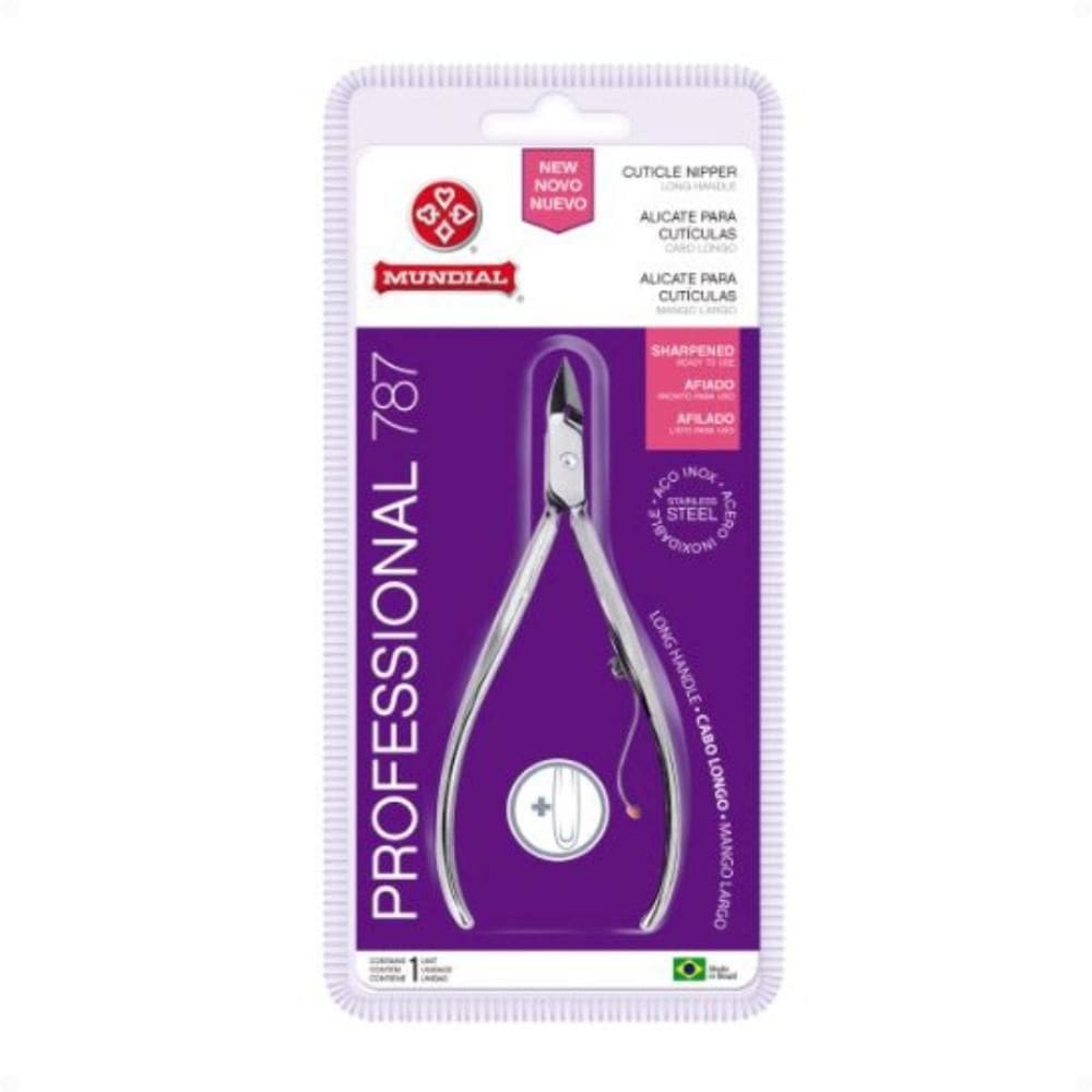 Alicate Para Cutículas Mundial Cabo Longo 787
