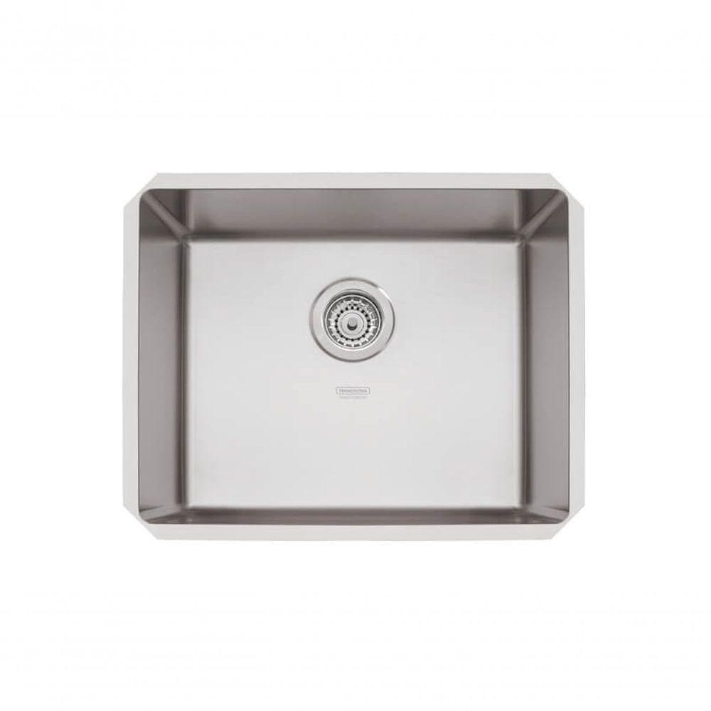 Cuba De Embutir Tramontina Design Collection Quadrum Undermount Aço Inox Acabamento Escovado 50 U 50x40 Cm