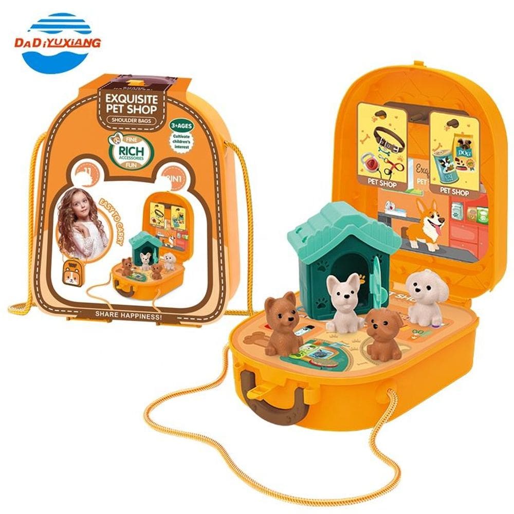 Brinquedo Pet Shop com Bolsa – Modelo Cachorrinho Fofo