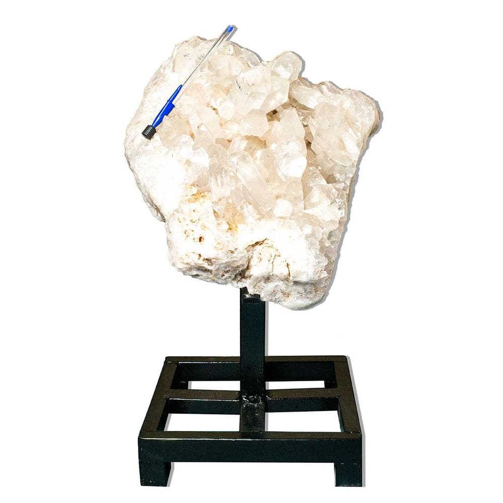 Drusa Cristal Pedra Natural Bruto 50cm 11kg na Base Tipo B