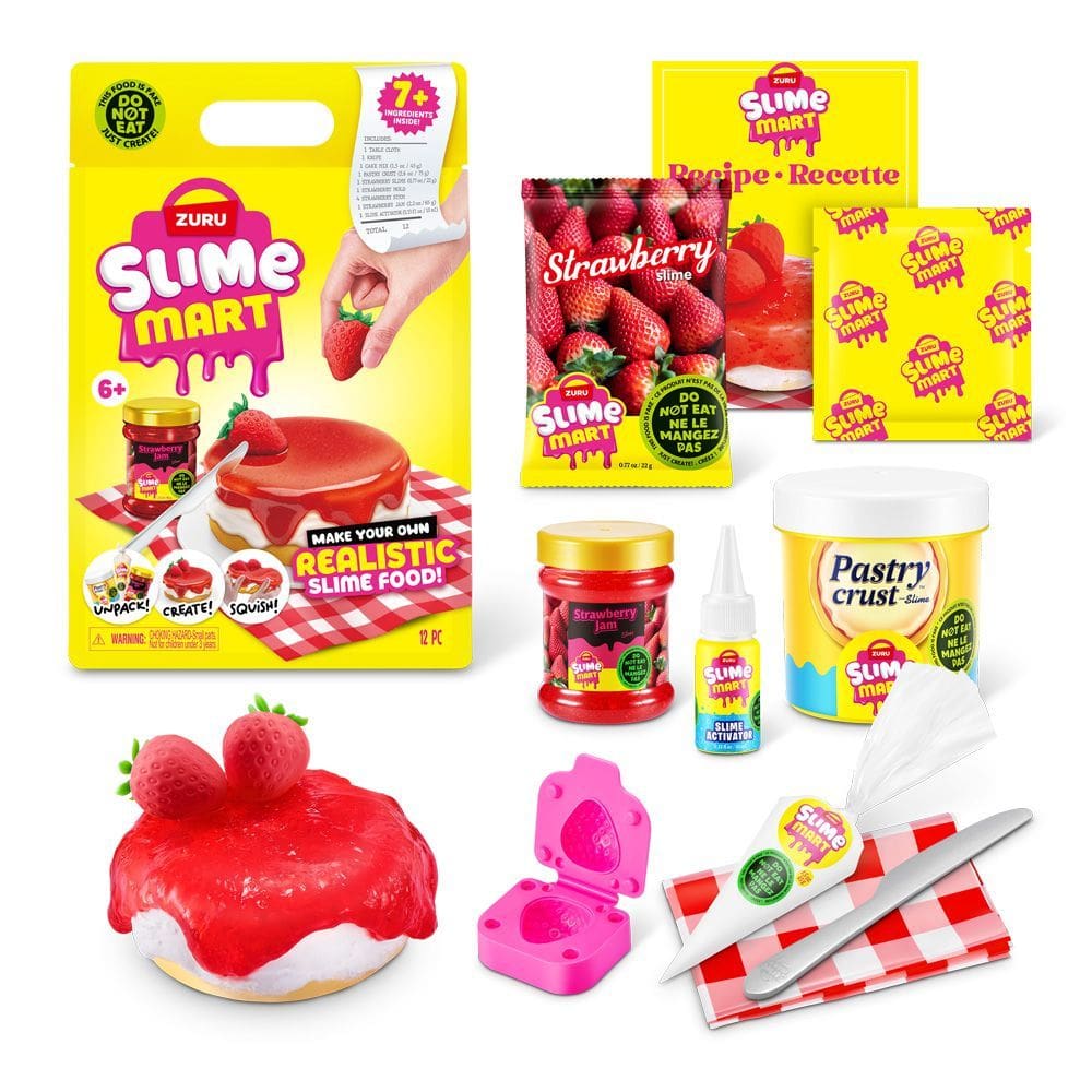 Slime Mart Bolo de Morango - Fun Divirta-se F0213-4