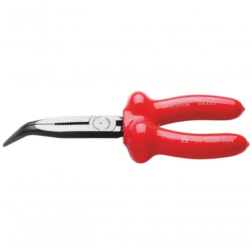 Alicate Bico Curvo Isolado 8” Tramontina Pro - Iec 60900