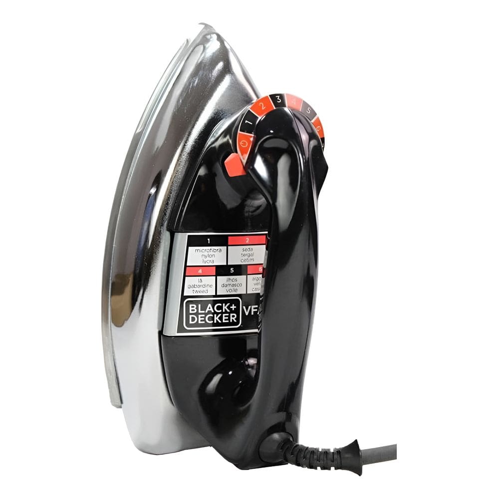 Ferro De Passar Roupa Black Decker Modelo Vfa1110tm2 127v Preto/prateado