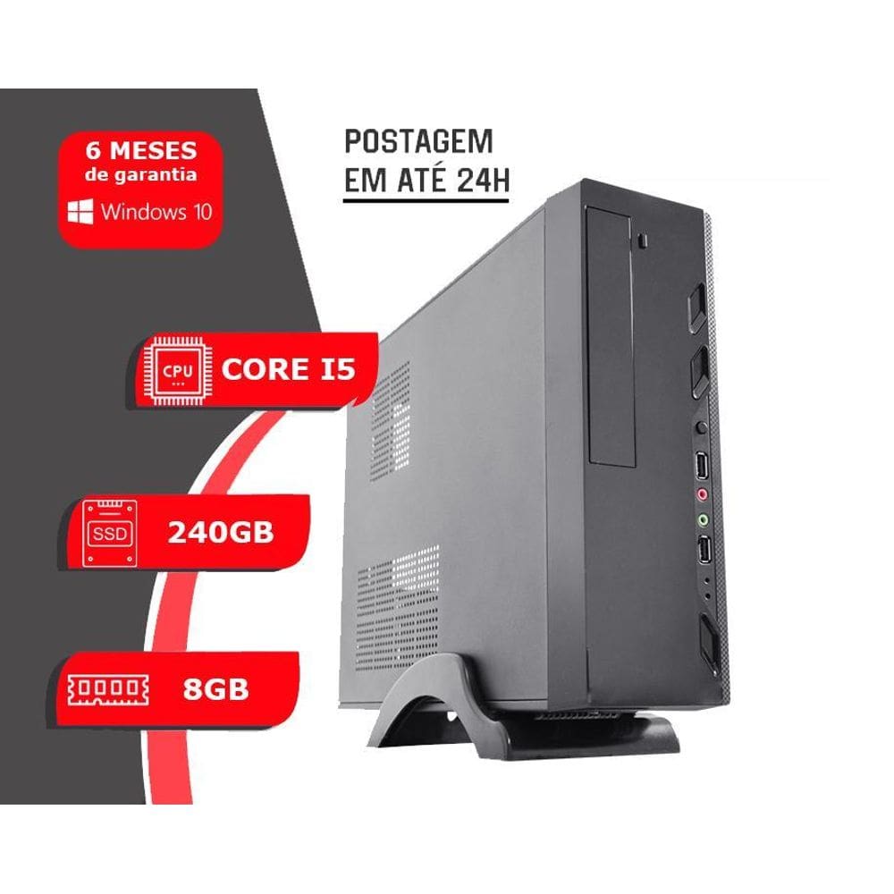 Super Cpu Intel Core I5 + Ssd 240Gb E 8Gb Ram
