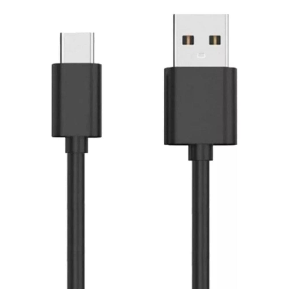Cabo Usb Rápido Preto Compatível Com Moto G10