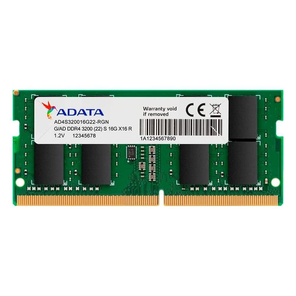 Memoria Ram Notebook 8Gb 3200Mhz Ddr4 Adata -Ad4S32008G22