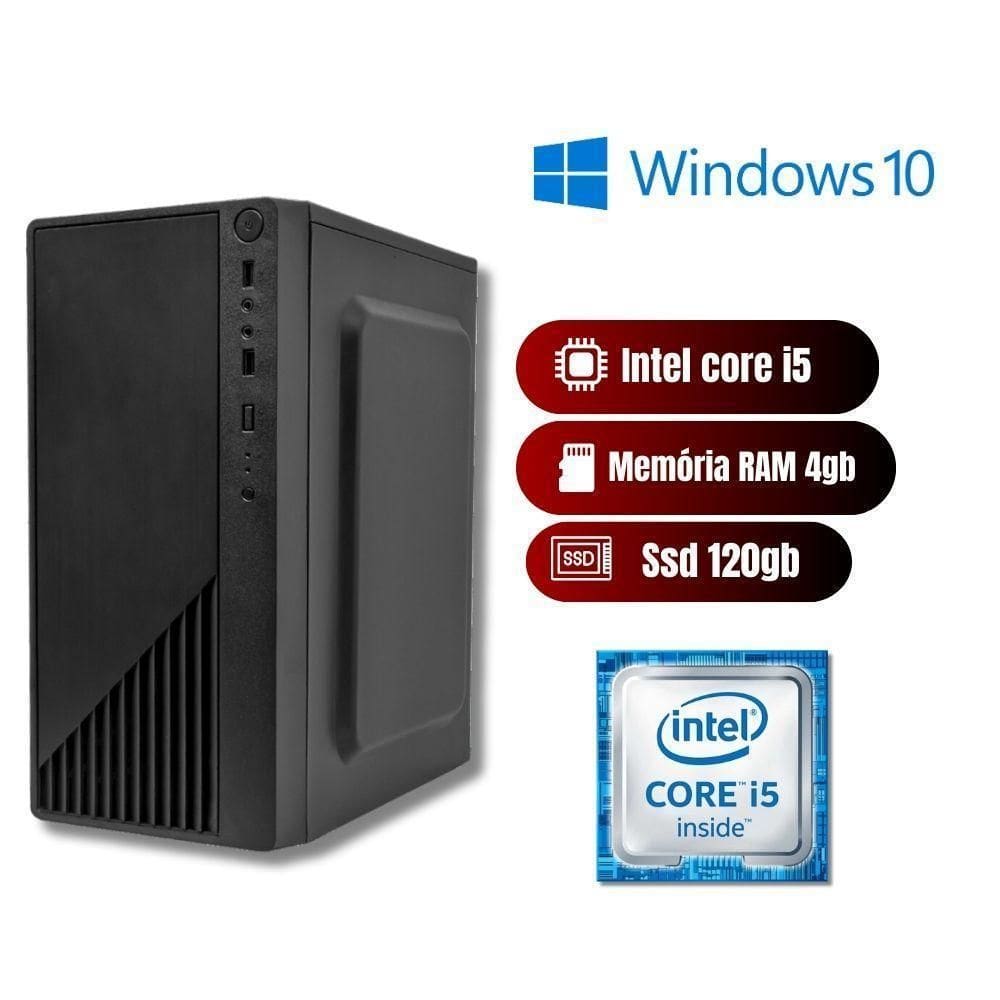 Velocidade E Eficiência Pc Intel I5 Com Ssd E 4Gb Ram