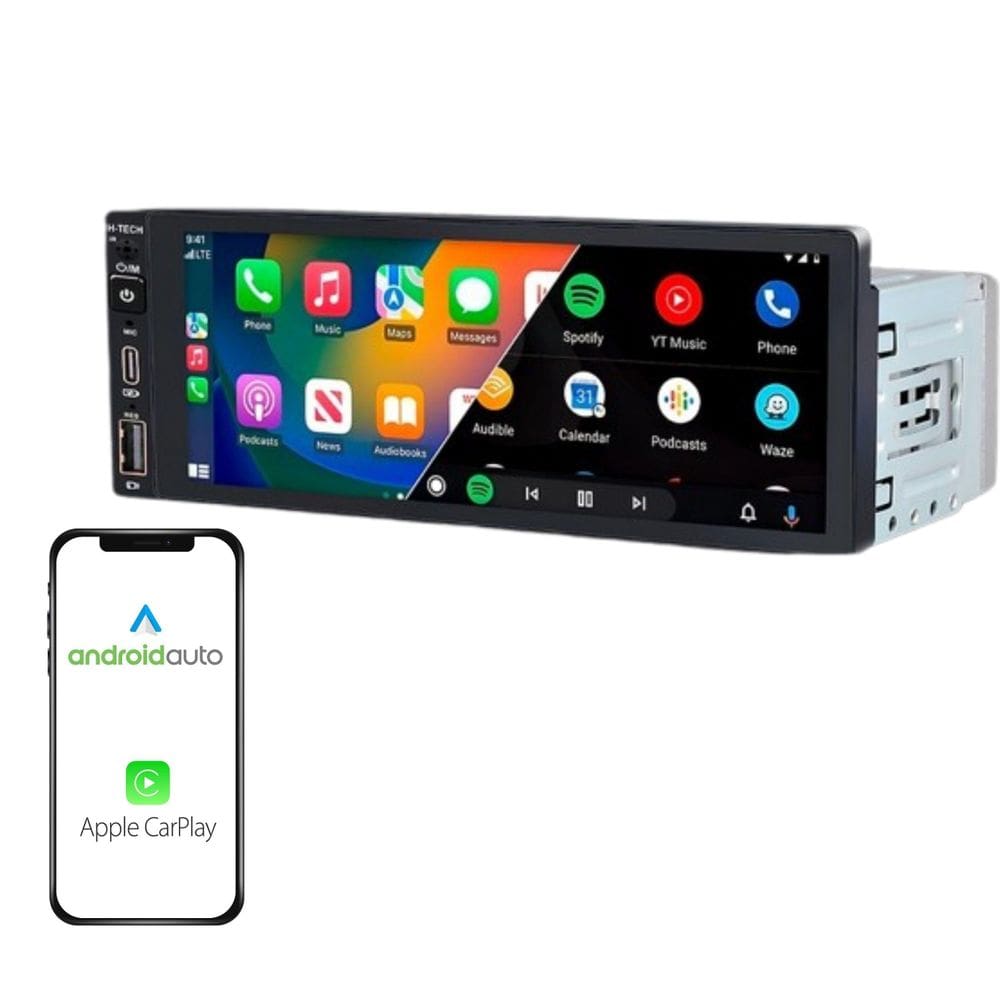 Central Multimídia Mp5 1 Din 6,9 Tela Vidro Painel Ips