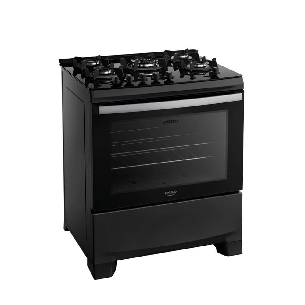 Fogão 5 Bocas Dako Supreme Glass