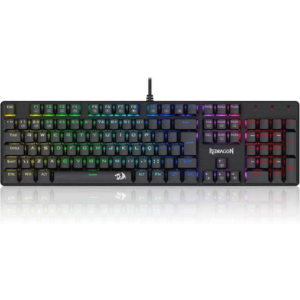 Teclado Gamer Redragon Devaraja K556 RGB Switch Outemu Brown