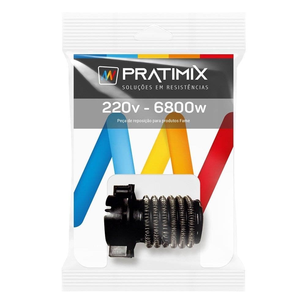 Resistência de Chuveiro Pratimix Quattro - Nova Kibanho 4T 6800W 220V Tipo F