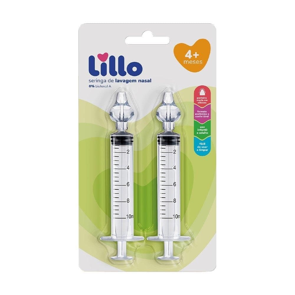 Seringa Lillo de Lavagem Nasal - Embalagem com 2 Unidades