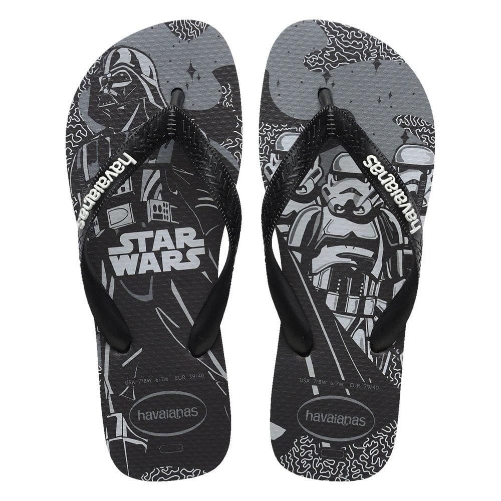 Havaianas Star Wars Preto/Branco