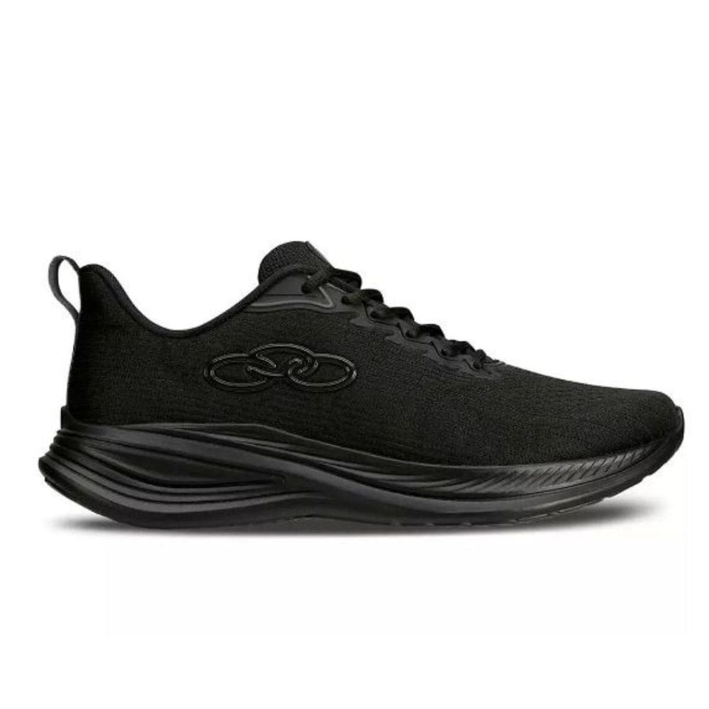 Tênis Olympikus Marte Preto Masculino Esportivo Leve Confortável 3843