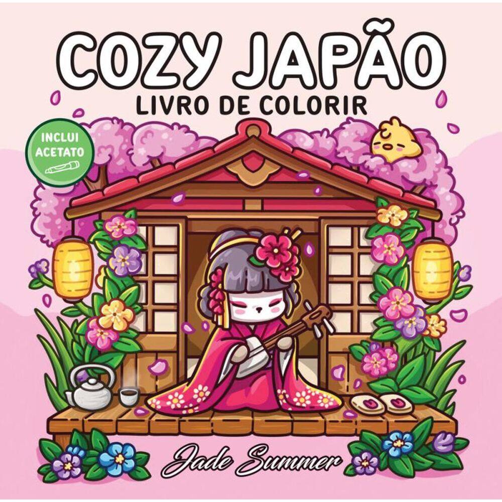 Cozy Japão – Livro de colorir