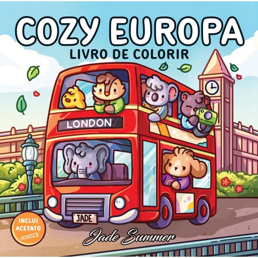 Cozy Europa – Livro de colorir
