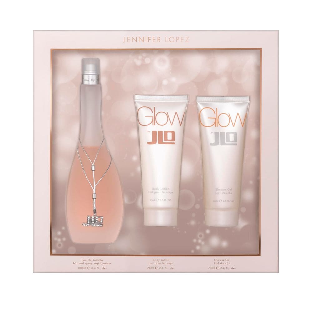 Conjunto de perfume para presente Jennifer Lopez Glow Eau De Toilette 100ml