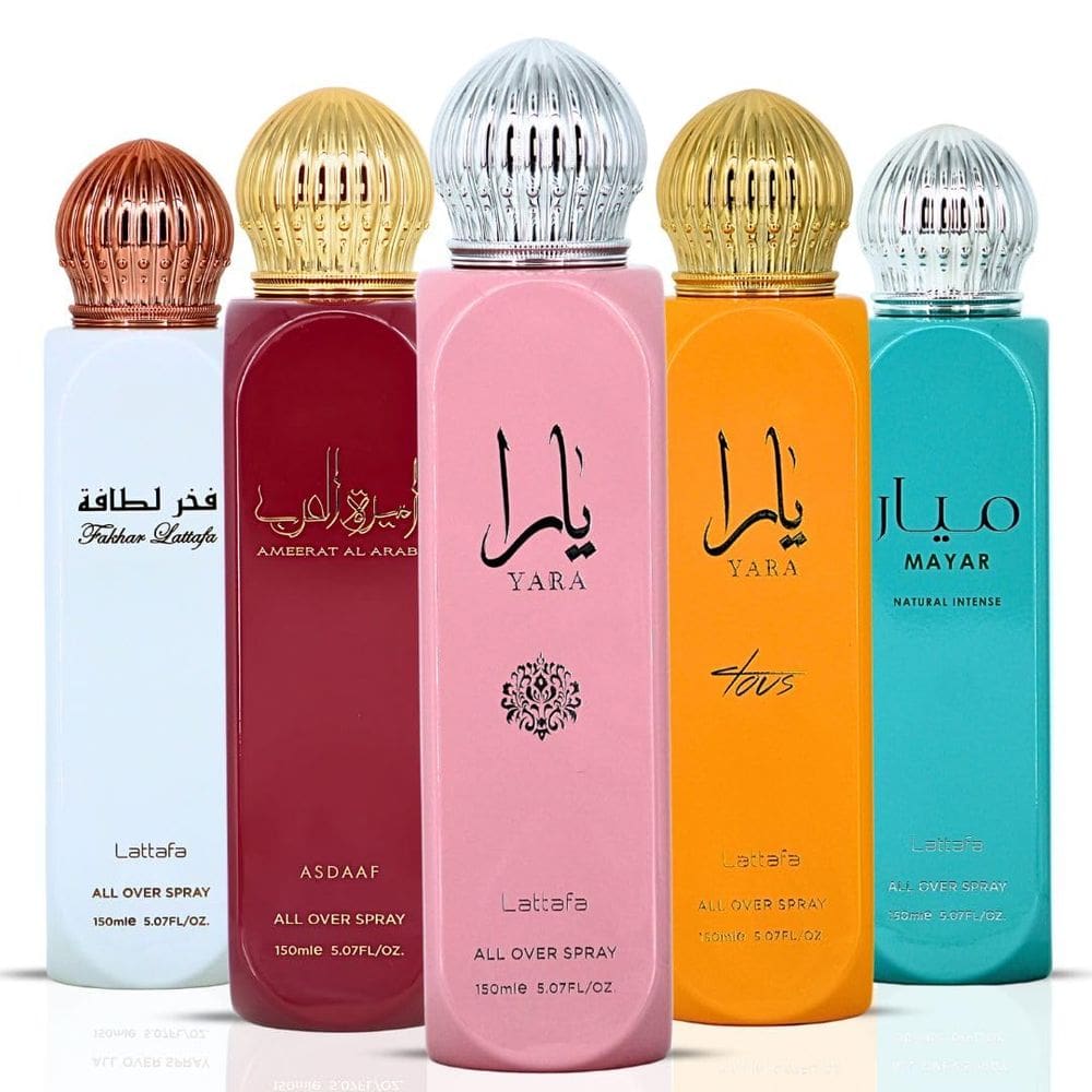 Sprays All Over Lattafa Yara, Yara Tous, Ameerat Al Arab 150 ml