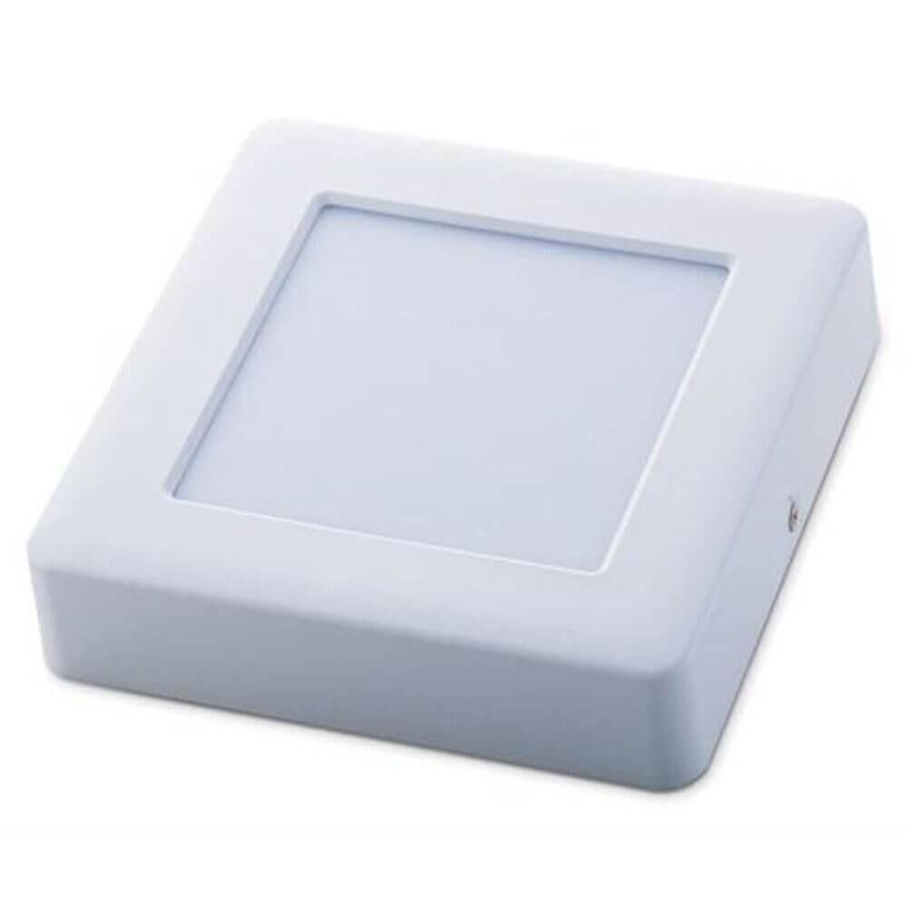 Plafon Led Tramontina Quadrado De Sobrepor 2000 Lm 24 W Bivolt 6500 K Luz Branca