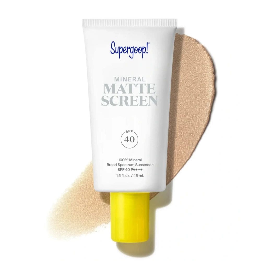 Protetor solar Supergoop! Tela de colchão mineral SPF 40 45mL