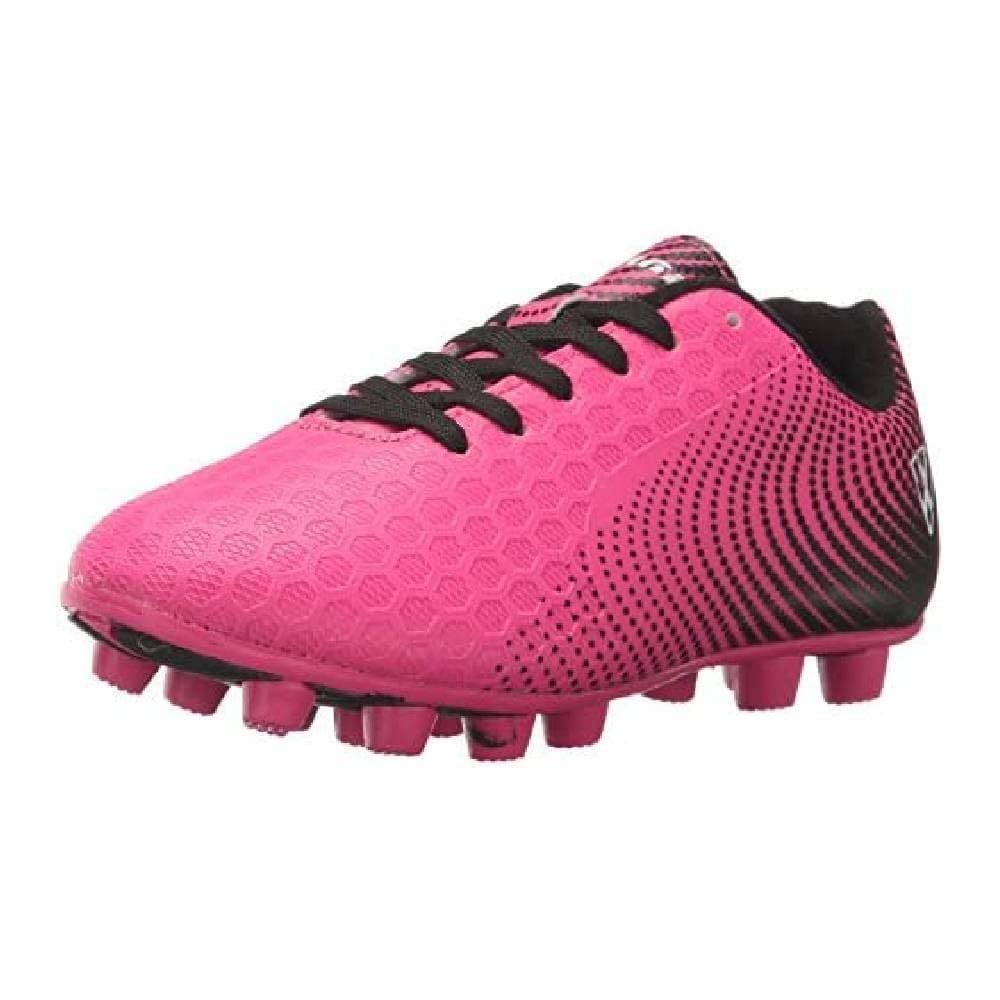 Tênis de futebol Vizari Stealth FG Firm Ground Little Kid rosa/preto