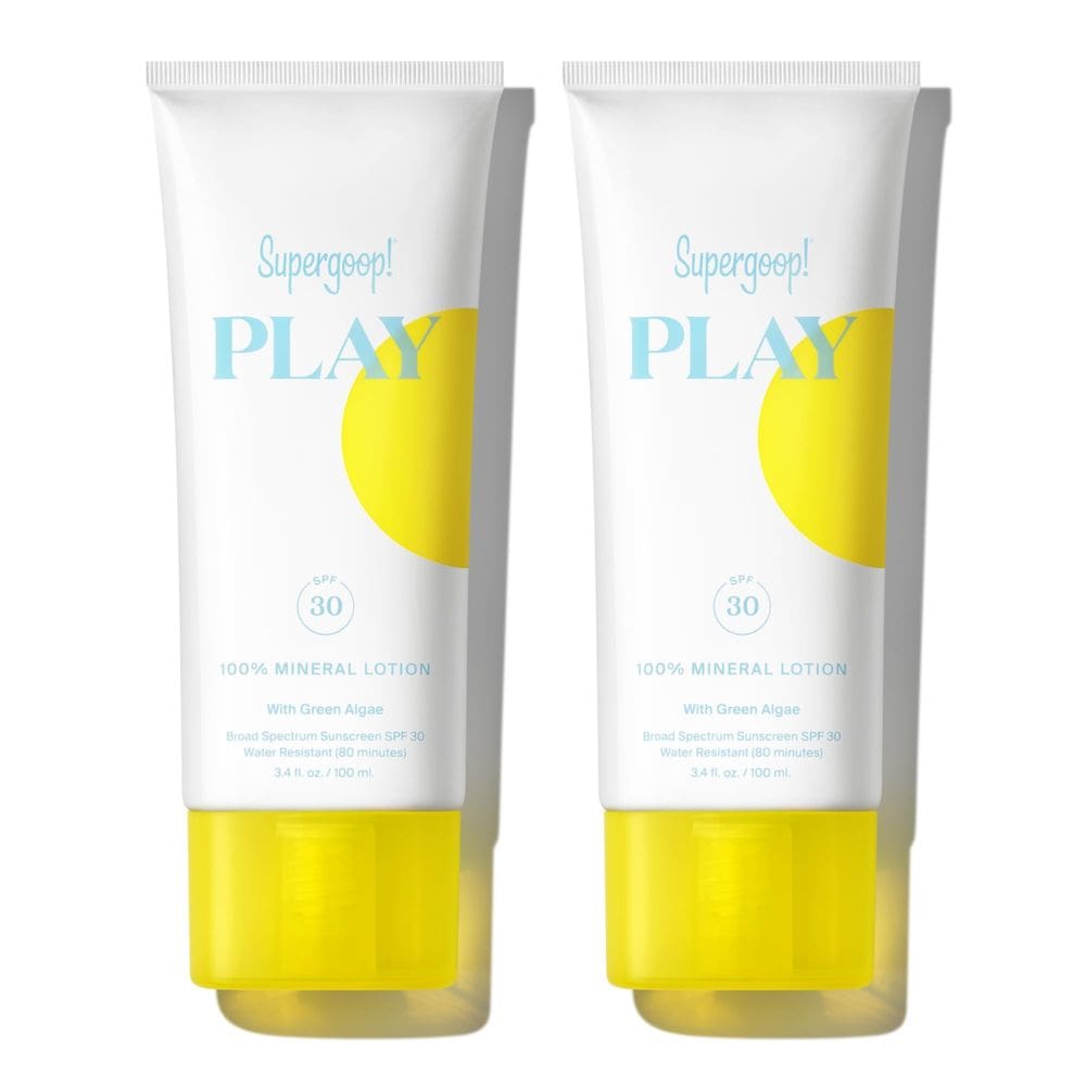 Protetor solar Supergoop! Loção Mineral PLAY SPF 30 100mL x2