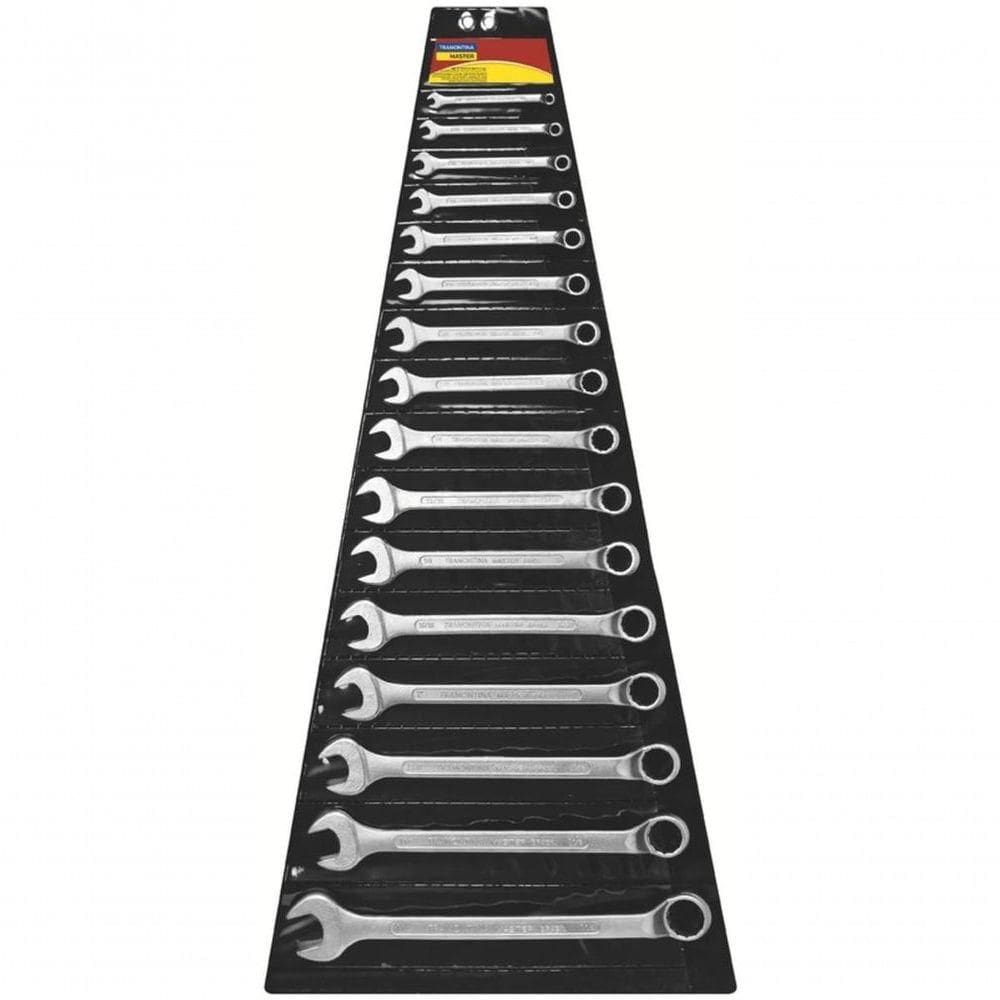 Jogo De Chaves Combinadas Tramontina Master Em Aço Especial Cromado 16 Peças