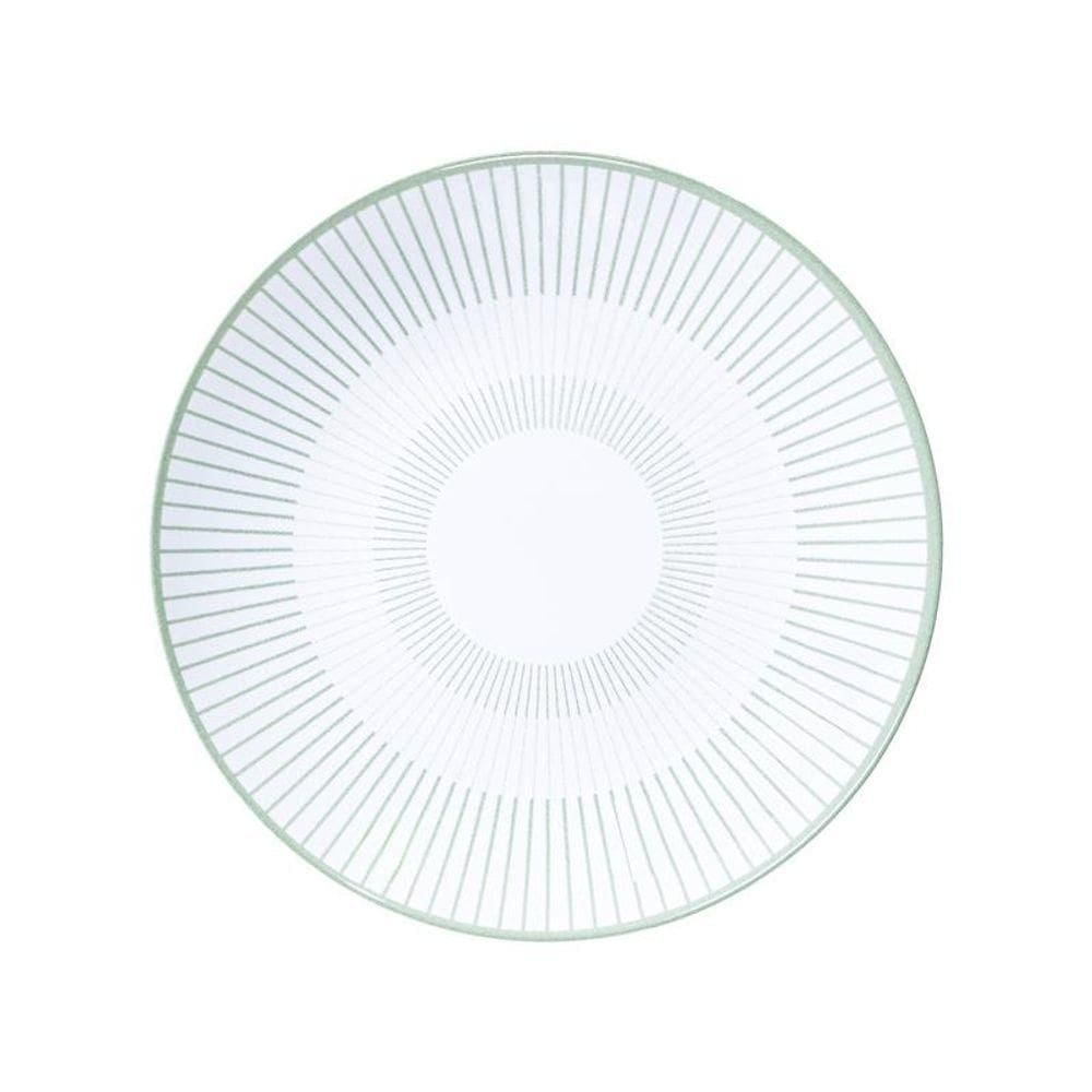 Prato Fundo Tramontina Lineare 21cm Em Porcelana Decorada