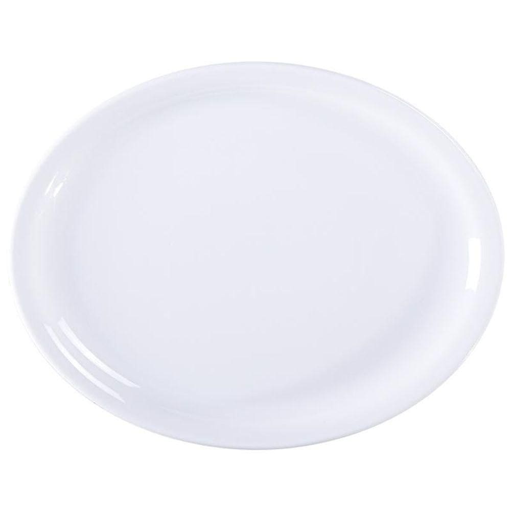 Prato Steak Tramontina Paula Em Porcelana Branca 31cm