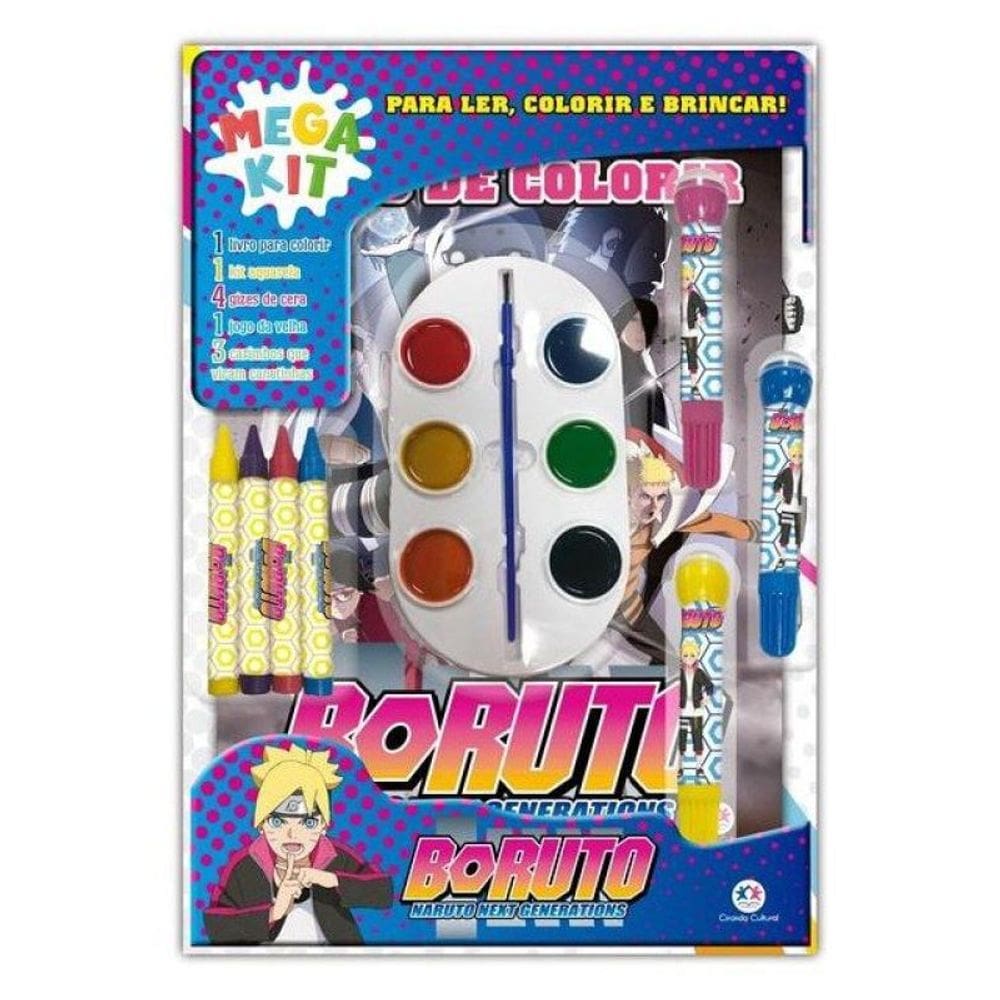 Boruto - Ler, Colorir E Brincar