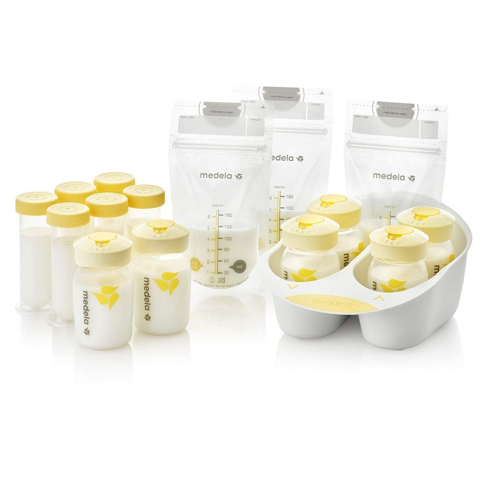 Conjunto de soluções de armazenamento de leite materno Medela Breastfeeding BPA
