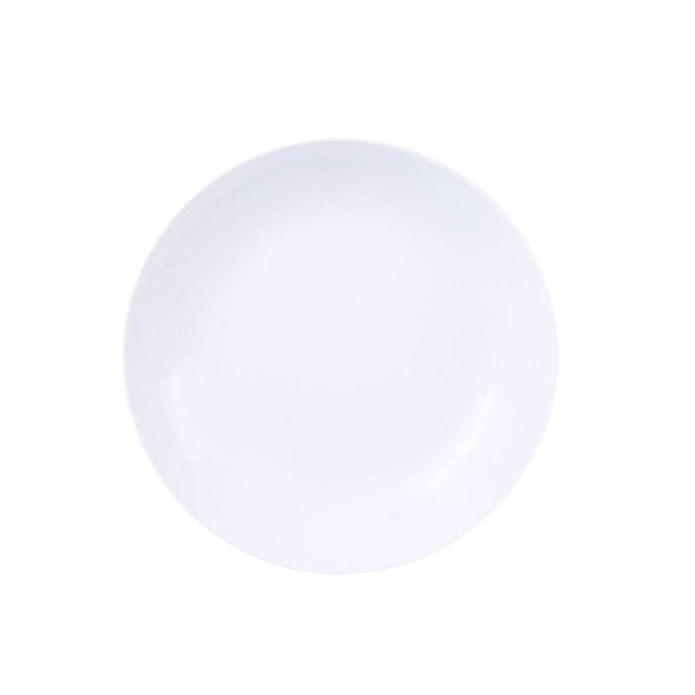 Prato Fundo Tramontina Paula Em Porcelana Branca 25cm
