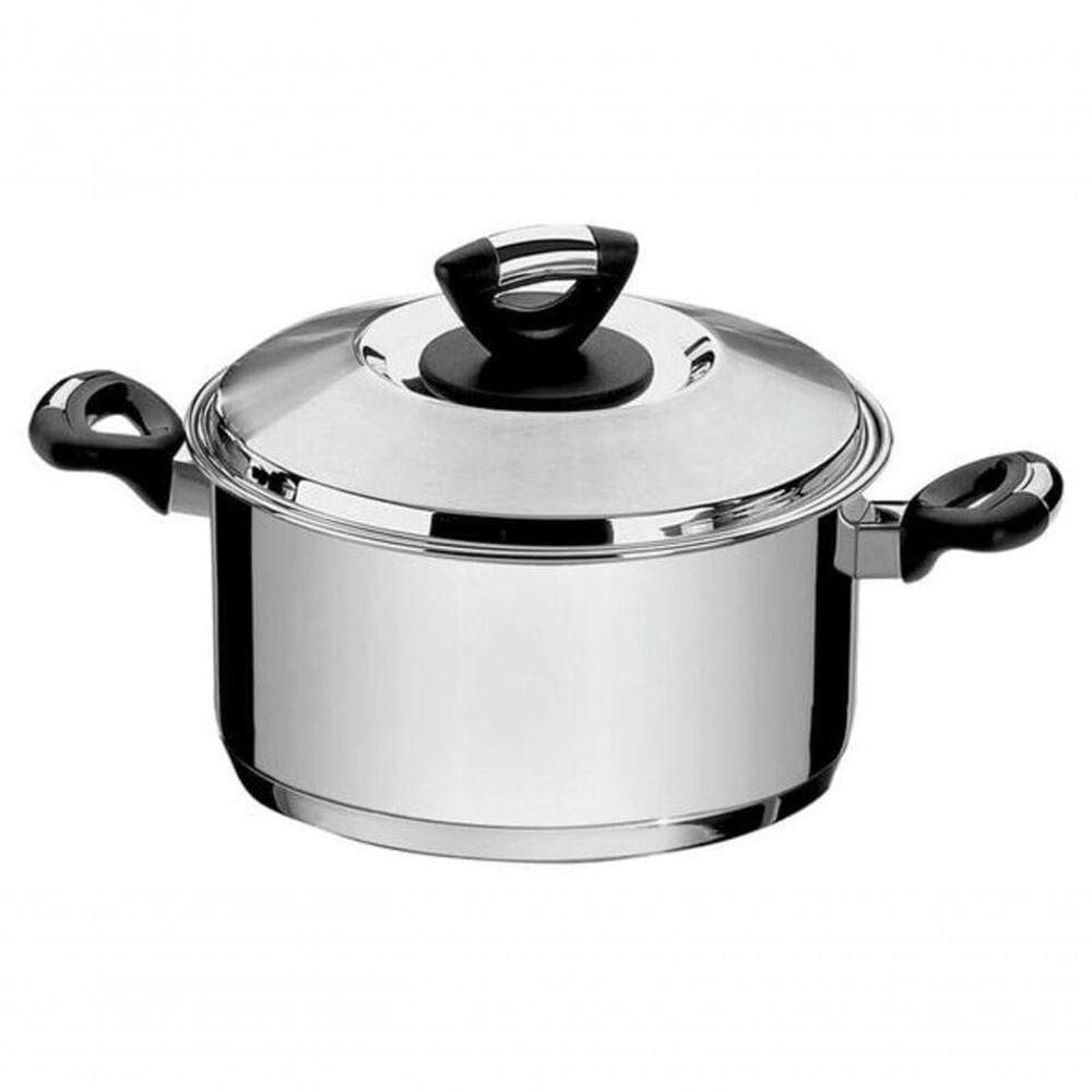 Caçarola Funda Tramontina Solar Baquelite Aço Inox 28cm