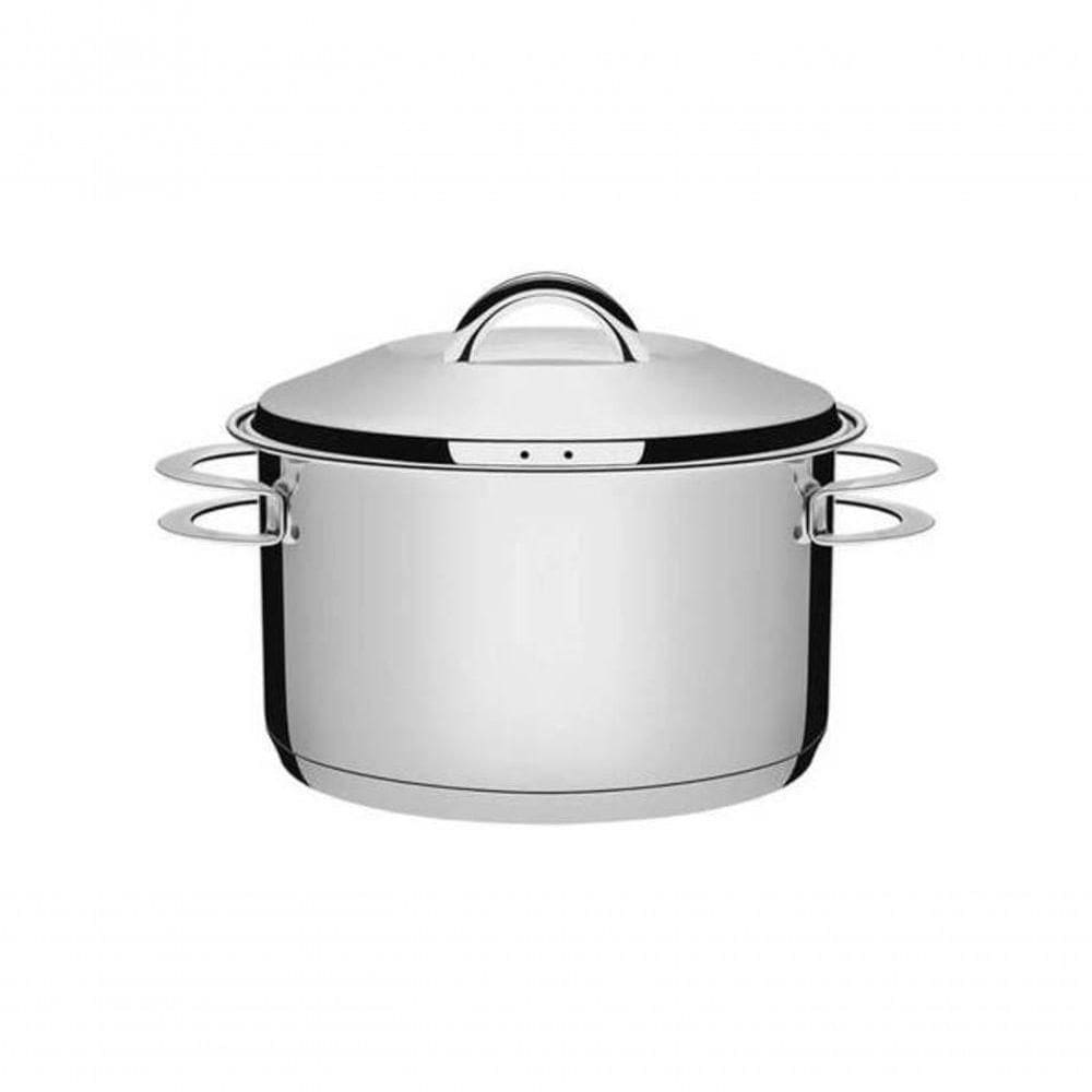 Caçarola Funda Tramontina Solar 24cm Em Aço Inox
