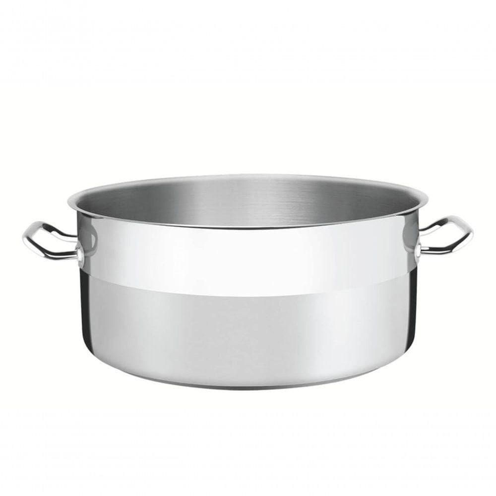 Caçarola Rasa Tramontina Professional Aço Inox Sem Tampa 45cm