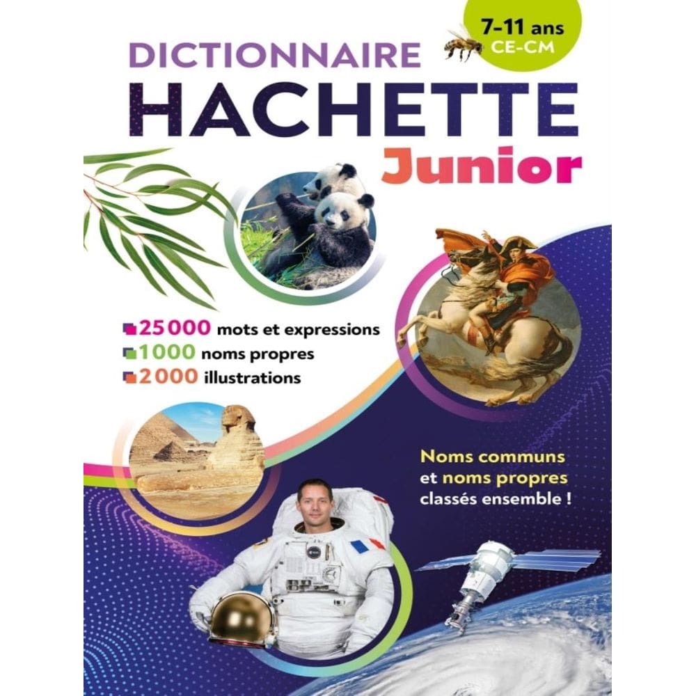 Dictionnaire Hachette Junior - Ce-Cm 7-11 Ans (2024)