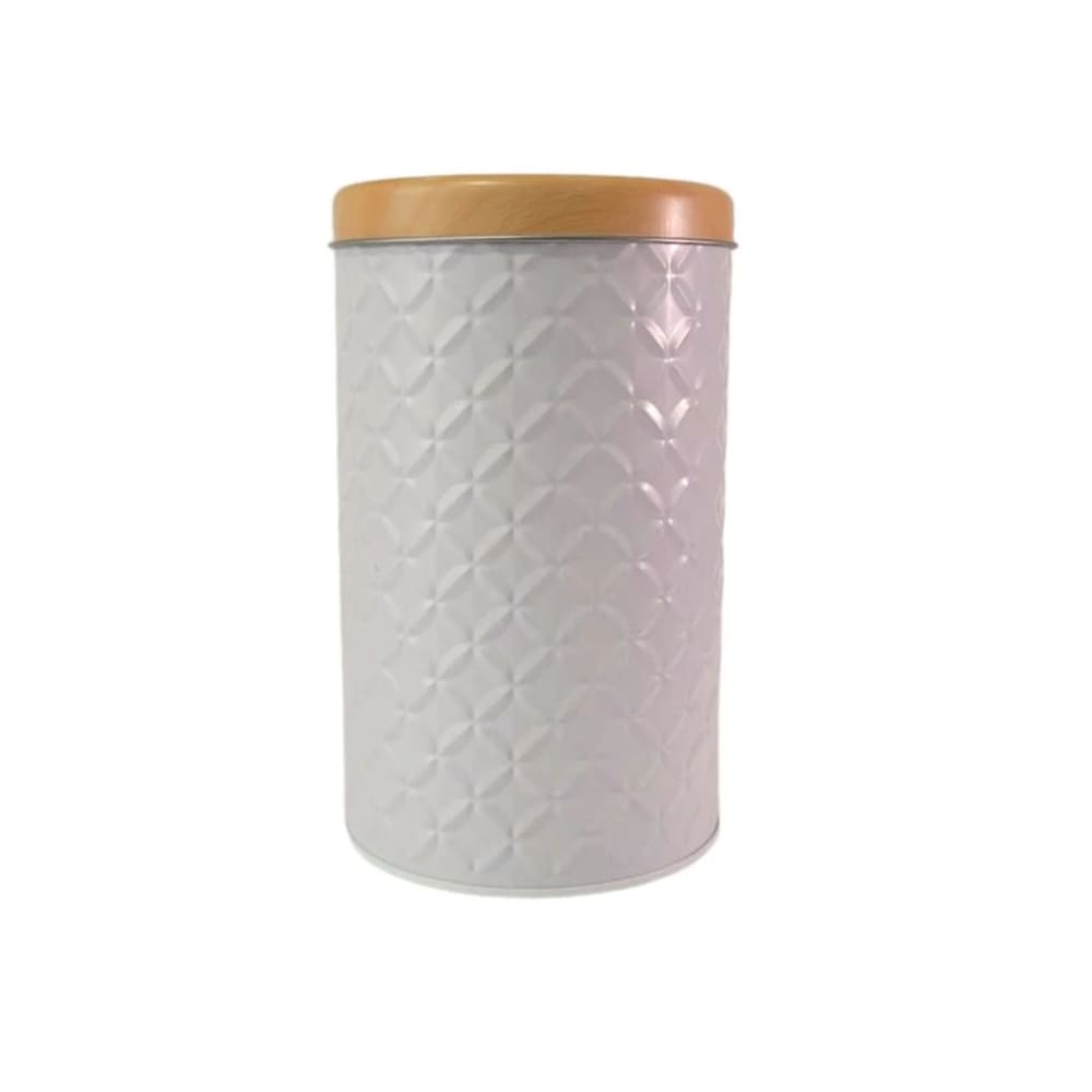 Kit Latas Organizadoras Decorativa 2 Potes Porta Mantimento