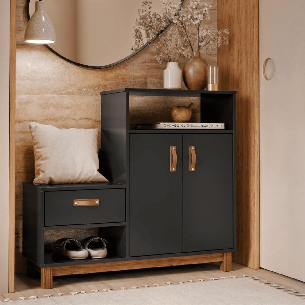 Sapateira Multiuso Omaha Preto