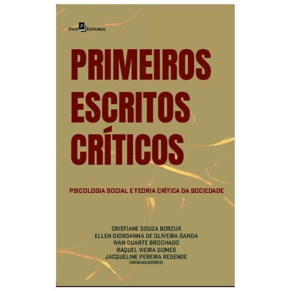 Primeiros Escritos Críticos
