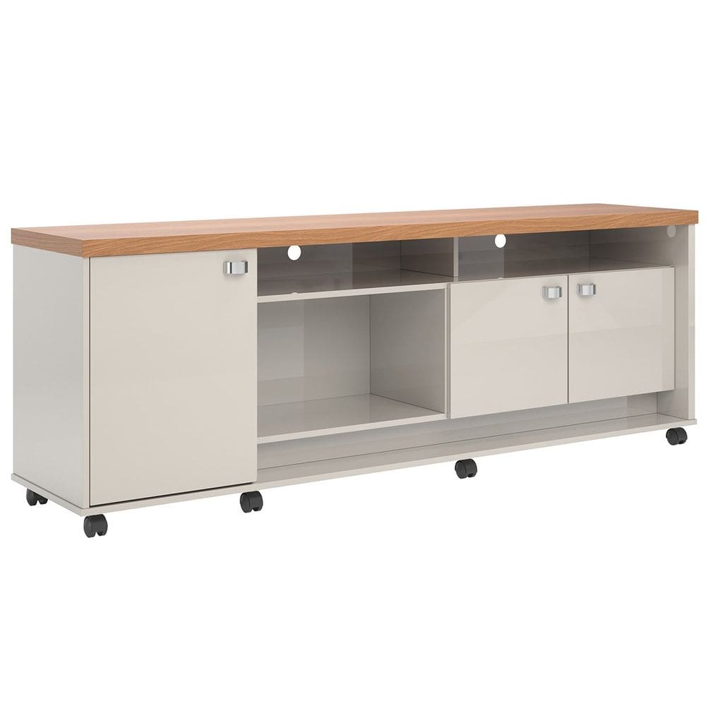 Rack Bancada para Tv de até 70” 3 Portas Dalva