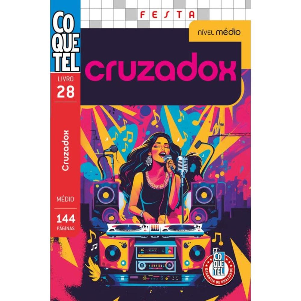 Livro Coquetel Cruzadox 28: Nível Médio