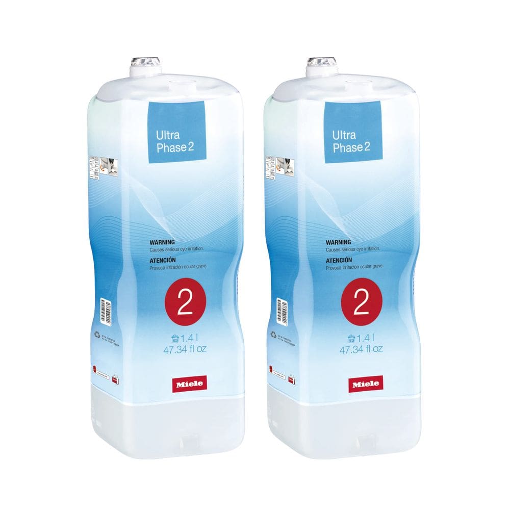 Detergente Miele UltraPhase 2 1,4 litros, 63 cargas para brancos