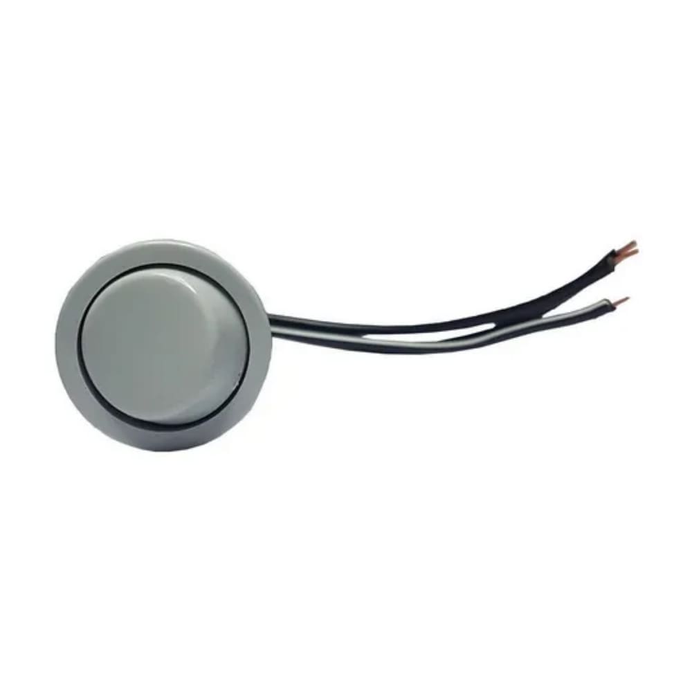 Interruptor Para Moveis Botão 22mm Com Cabo 2a Branco