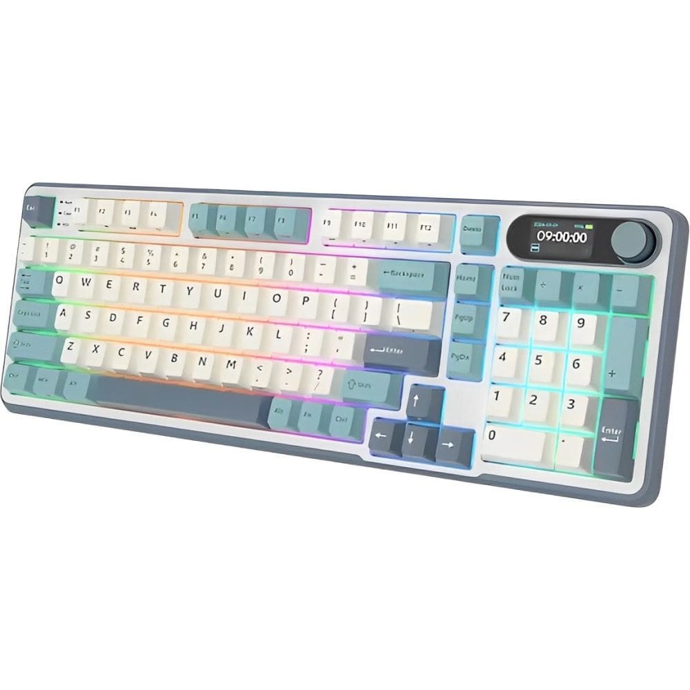 Teclado Mecanic Royal Kludge RKS98 96% RGB Switch Chartreuse