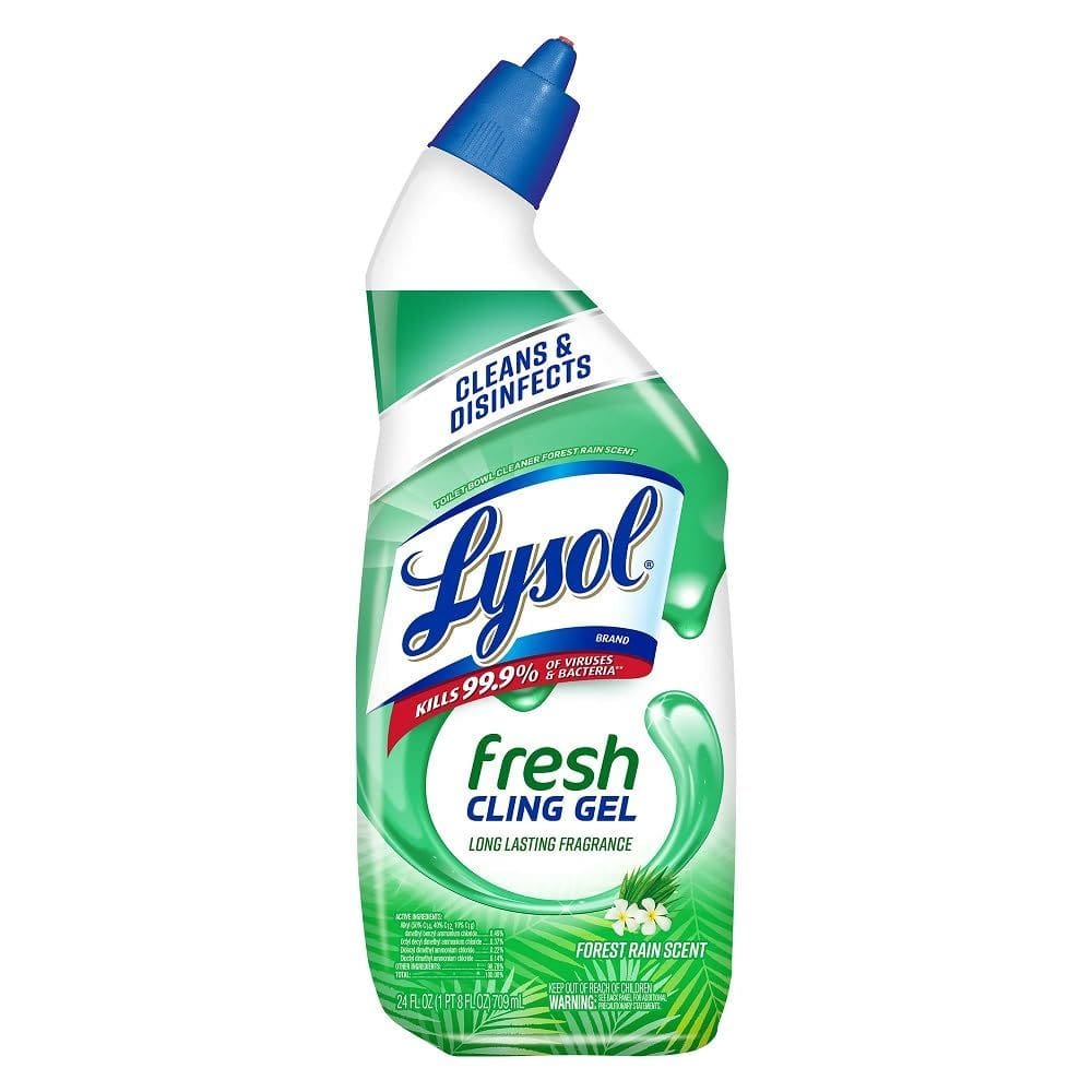 Limpador de vasos sanitários Lysol Gel Forest Rain Scent 710mL