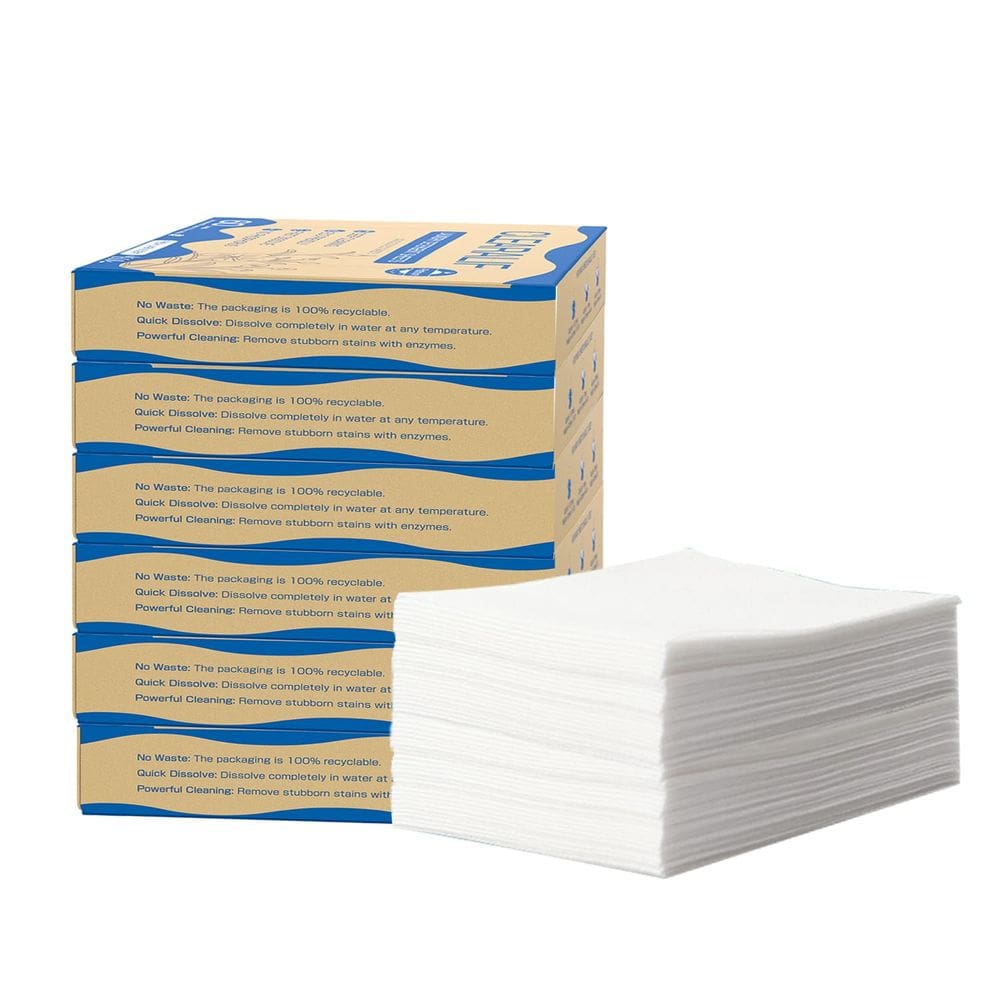 Folhas de detergente para roupa CROS 6 Pack até 360 cargas