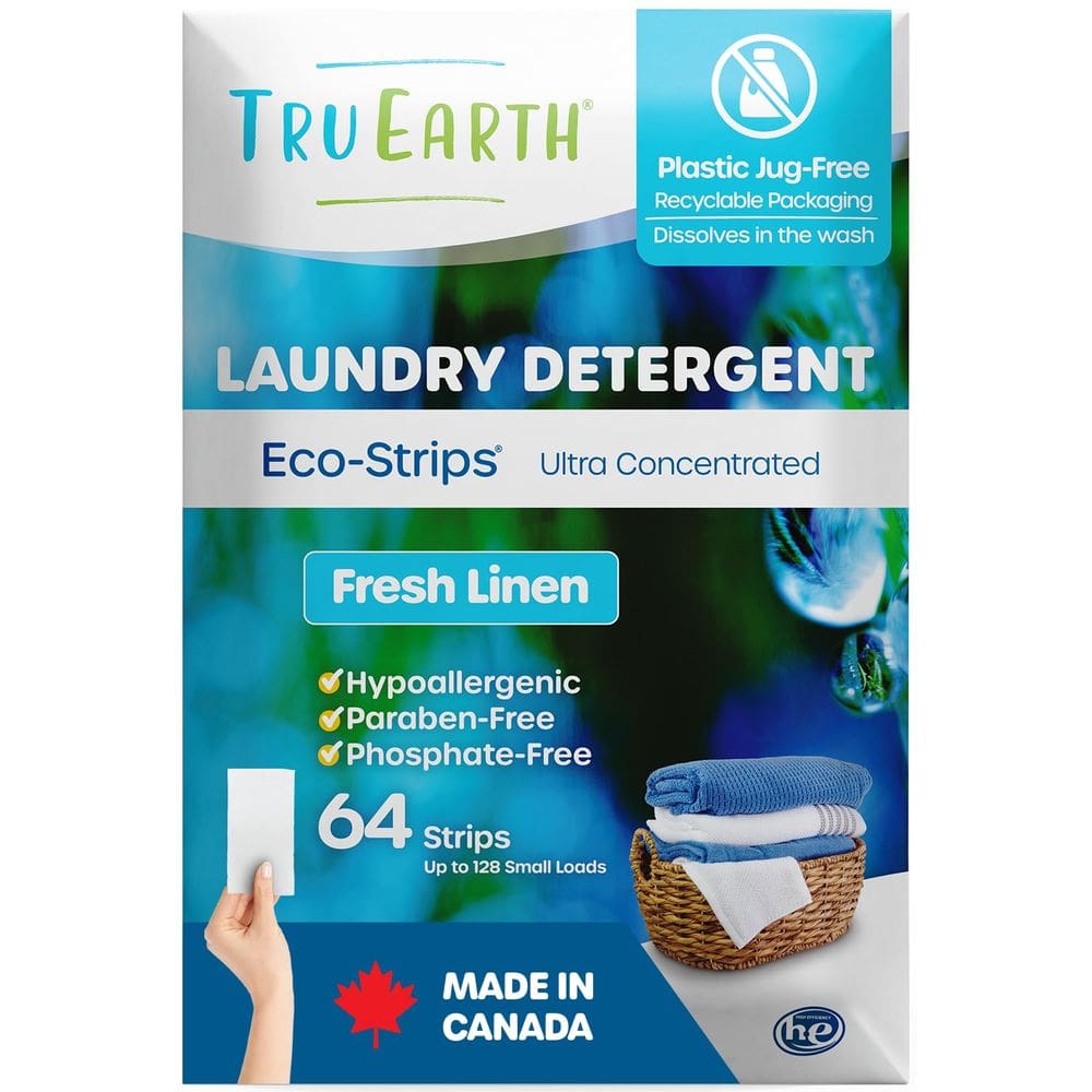 Folhas de detergente para roupa Tru Earth Compact 128 Loads