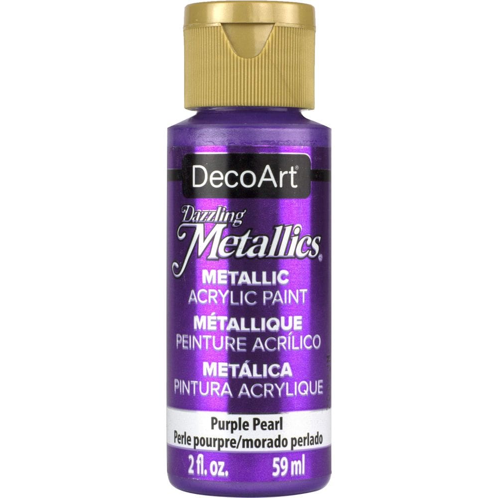 Tinta acrílica DecoArt Dazzling Metallics Purple Pearl 60 ml